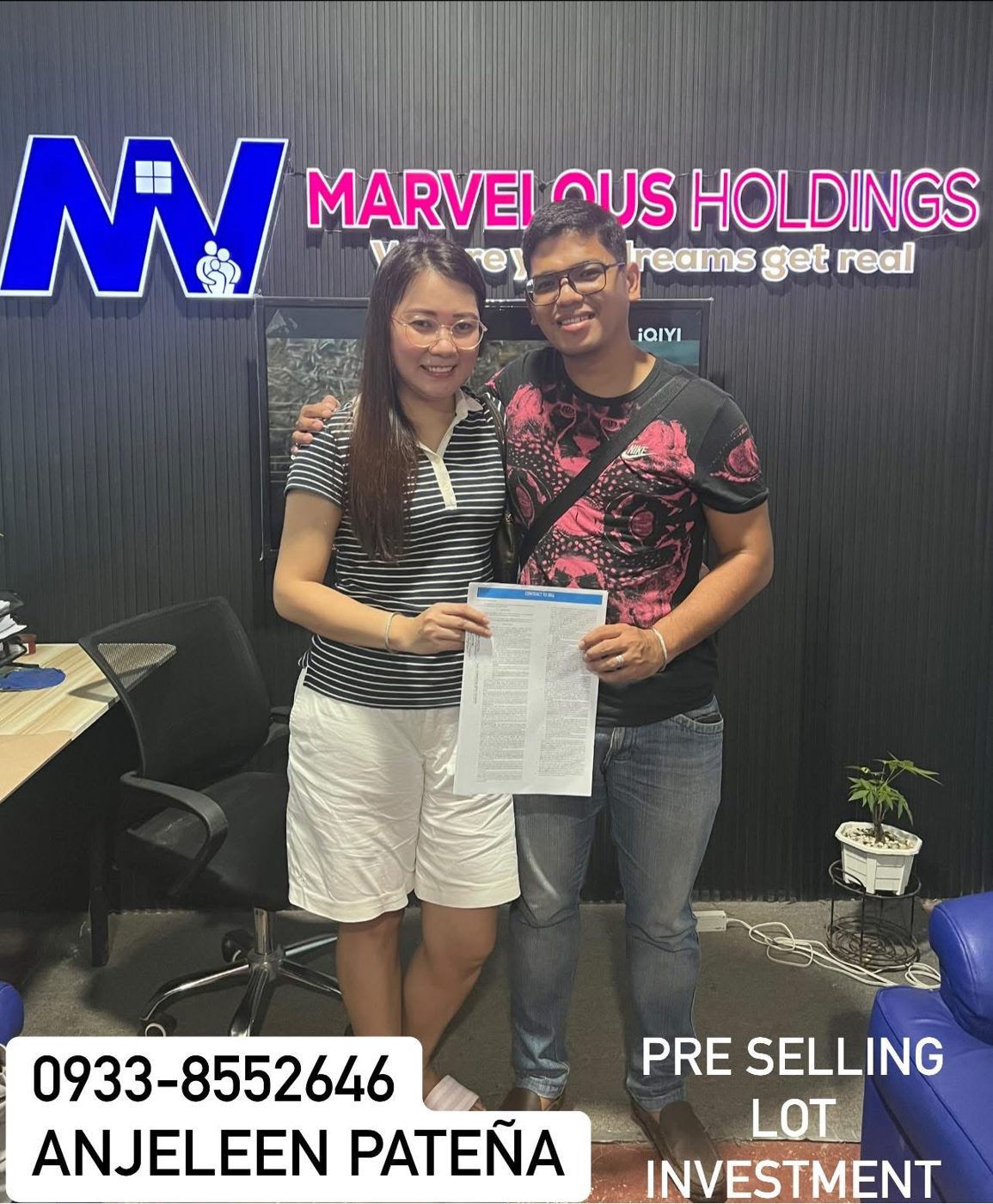 Pre-selling lot investment